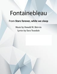 Fontainebleau SATB choral sheet music cover Thumbnail